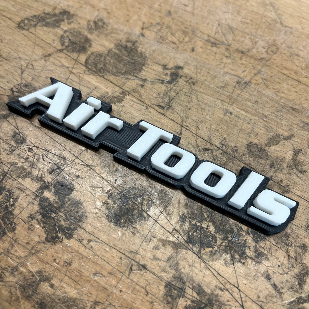 Emblèmes de tiroir de boîte à outils personnalisés - Outils pneumatiques