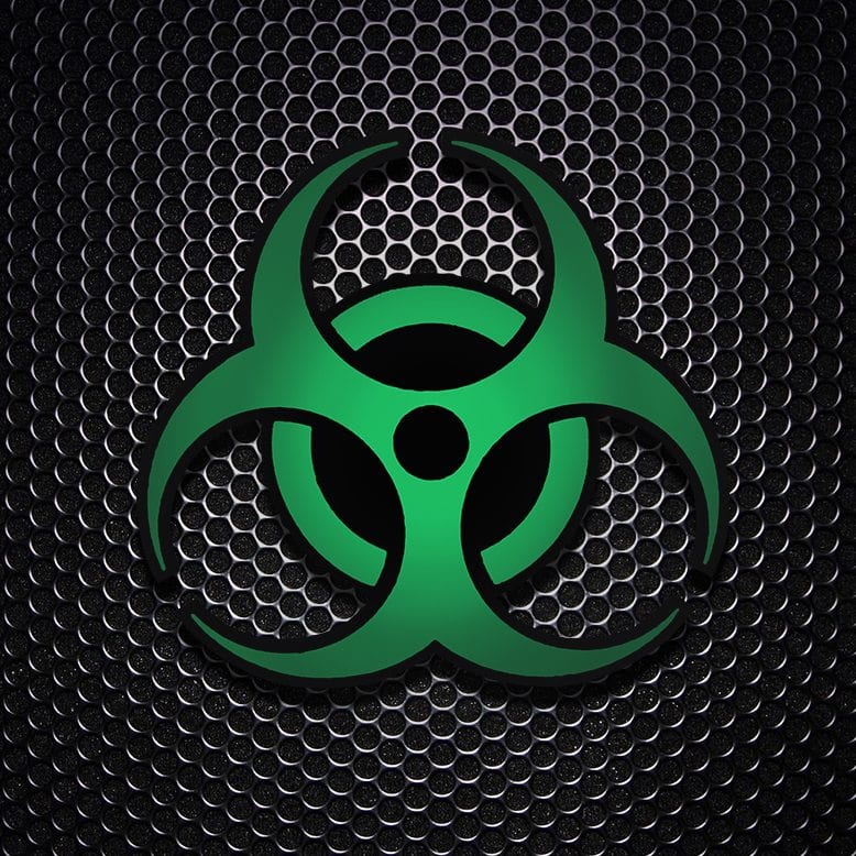 Biohazard Hitch Cover