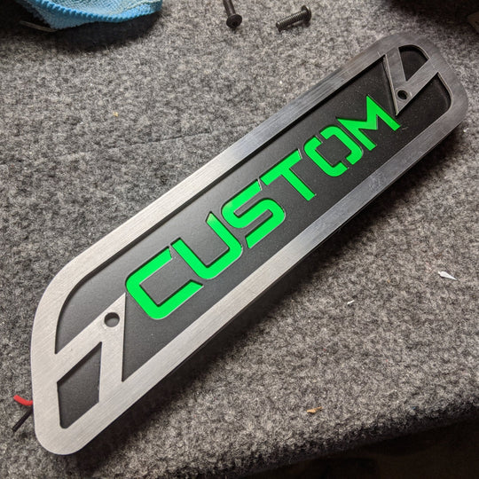 Custom Text Non-LED Hood Emblem Replacements - Fits 2019-2025 Ram® 5th Gen 1500