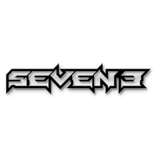 Emblème texte personnalisé Seven3 - Aluminium avec revêtement en poudre - Choisissez vos couleurs