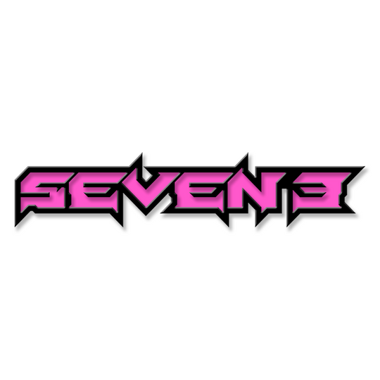 Emblème texte personnalisé Seven3 - Aluminium avec revêtement en poudre - Choisissez vos couleurs