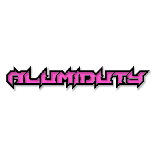 Emblème de texte personnalisé Alumiduty - Aluminium avec revêtement en poudre - Choisissez vos couleurs