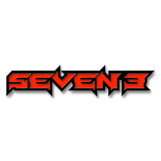 Emblème texte personnalisé Seven3 - Aluminium avec revêtement en poudre - Choisissez vos couleurs