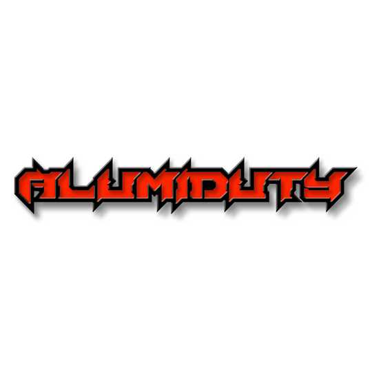 Emblème de texte personnalisé Alumiduty - Aluminium avec revêtement en poudre - Choisissez vos couleurs