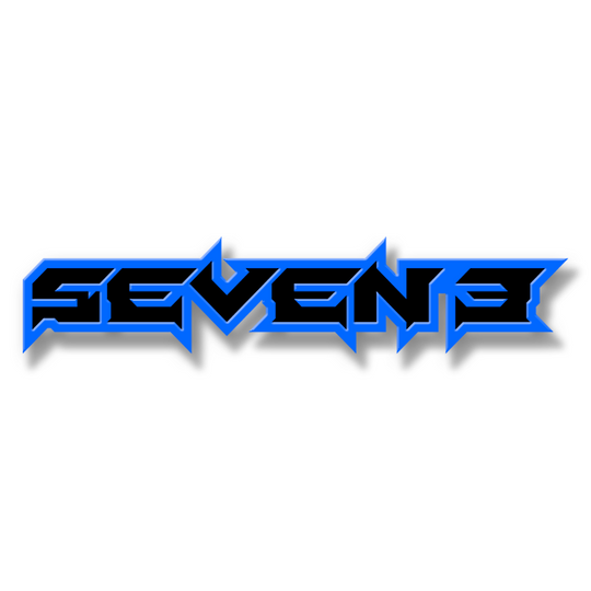 Emblème texte personnalisé Seven3 - Aluminium avec revêtement en poudre - Choisissez vos couleurs