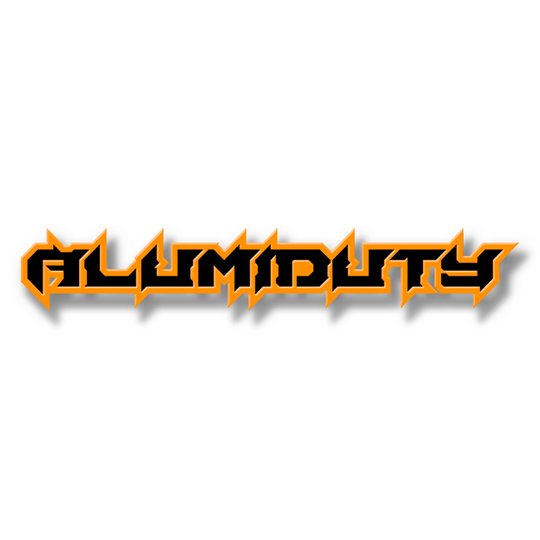 Emblème de texte personnalisé Alumiduty - Aluminium avec revêtement en poudre - Choisissez vos couleurs