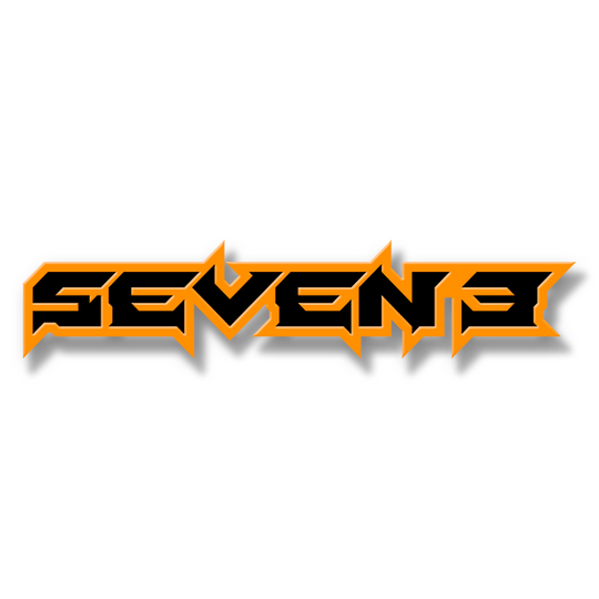 Emblème texte personnalisé Seven3 - Aluminium avec revêtement en poudre - Choisissez vos couleurs