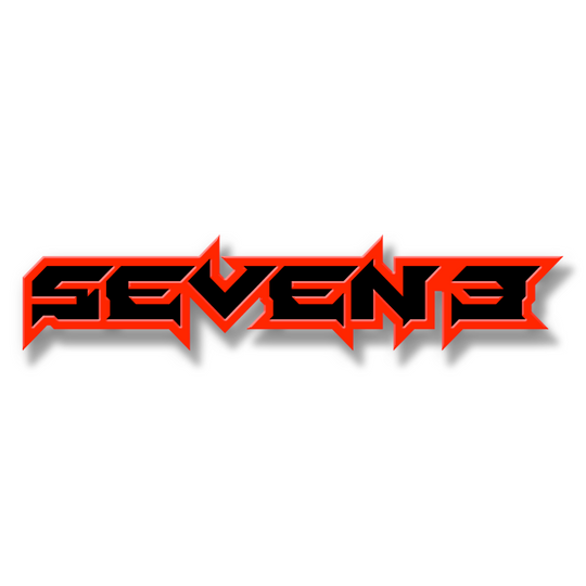 Emblème texte personnalisé Seven3 - Aluminium avec revêtement en poudre - Choisissez vos couleurs