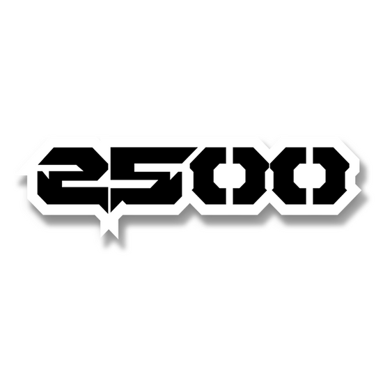 Emblème texte personnalisé 2500 - Aluminium avec revêtement en poudre - Choisissez vos couleurs