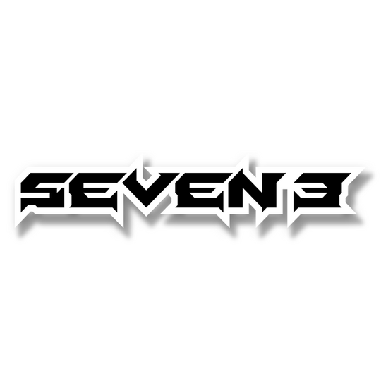 Emblème texte personnalisé Seven3 - Aluminium avec revêtement en poudre - Choisissez vos couleurs