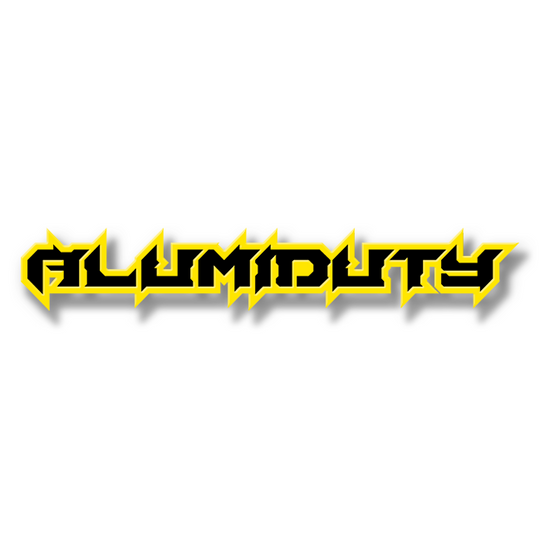 Emblème de texte personnalisé Alumiduty - Aluminium avec revêtement en poudre - Choisissez vos couleurs
