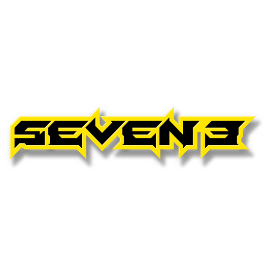 Emblème texte personnalisé Seven3 - Aluminium avec revêtement en poudre - Choisissez vos couleurs