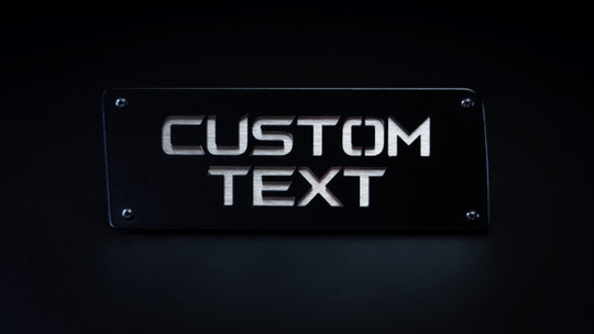 Custom Text OEM Badge Modifiers (OEM Badges NOT Included) - Fits 2021+ Ford® F150®