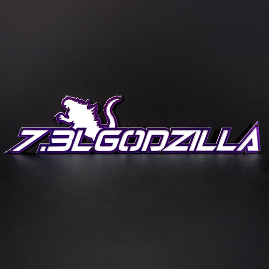 7.3 Emblème Godzilla - Montage universel - Paire