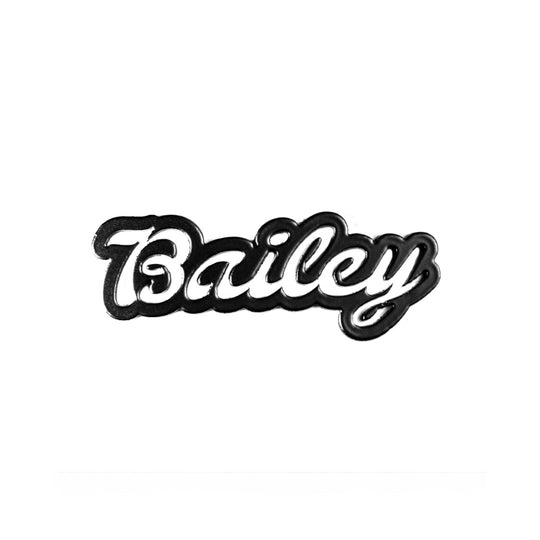 Custom Text Emblems - Single Layer - Clean Script Font