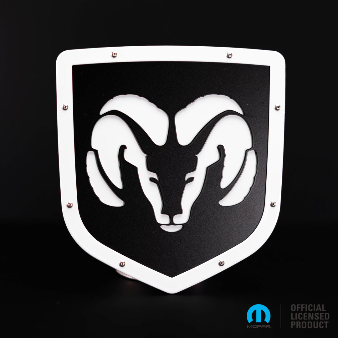 Officially Licensed RAM® Head Style 2 Shield Emblem - Fits 2009 - 2018 RAM® 1500, 2500, 3500 Tailgate