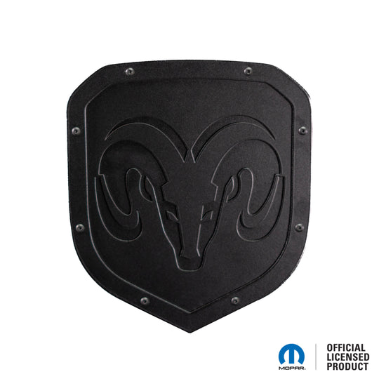 Officially Licensed RAM® Head Style 1 Shield Emblem - Fits 2013 - 2018 RAM® 1500, 2500, 3500 Grille