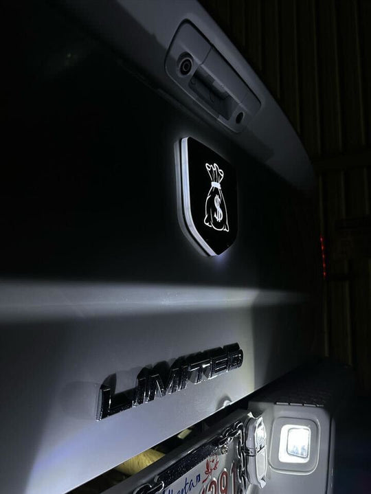 Moneybag Illuminated Tailgate Emblem