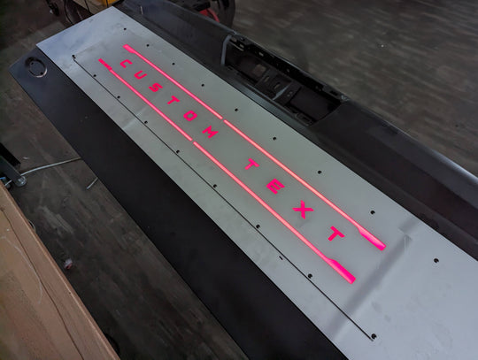 Custom Text LED Tailgate Panel - Fits 2023+ Super Duty®