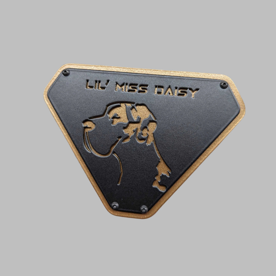 Custom Edition Bronco® Emblem (Pair) - Powder Coated Aluminum - Fully Customizable - Fits Bronco® Badlands®