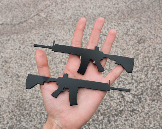 AR-15 Rifle Fender Emblems - Pair