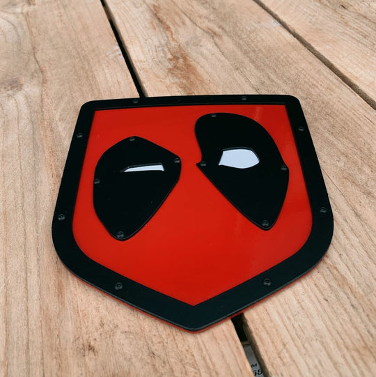 Mask Tailgate Emblem