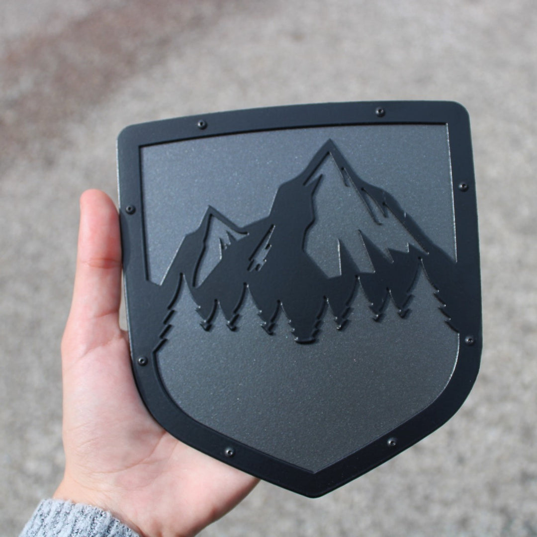 Mountains Shield Emblem - RAM® Trucks, Grille and Tailgate - Fits Multiple Models and Years