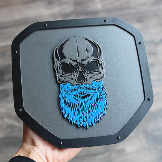 Bearded Skull Shield Emblem - RAM® Trucks, Grille or Tailgate - Fits Multiple Models and Years