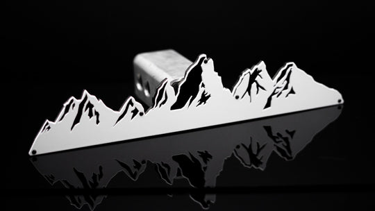 Mountain Landscape Hitch Cover - Fully Customizable