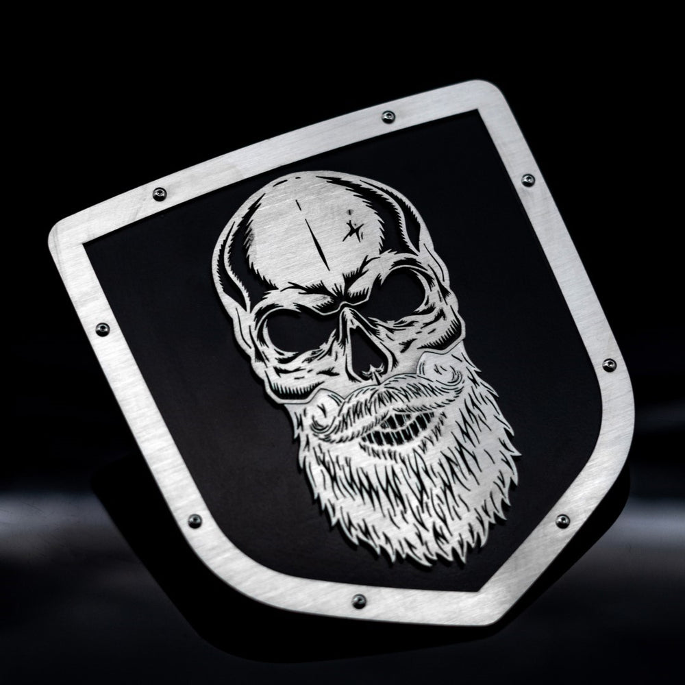 Bearded Skull Shield Emblem - RAM® Trucks, Grille or Tailgate - Fits Multiple Models and Years