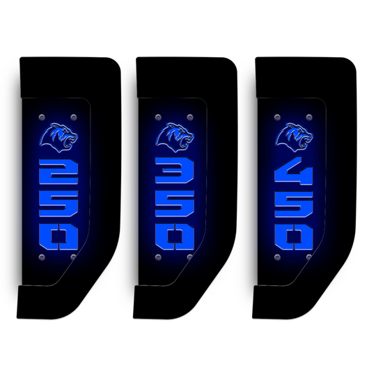 Bear 2017-2022 Ford® Super Duty® Fender Badge Replacement Set - Fully Customizable - LED and Non-LED