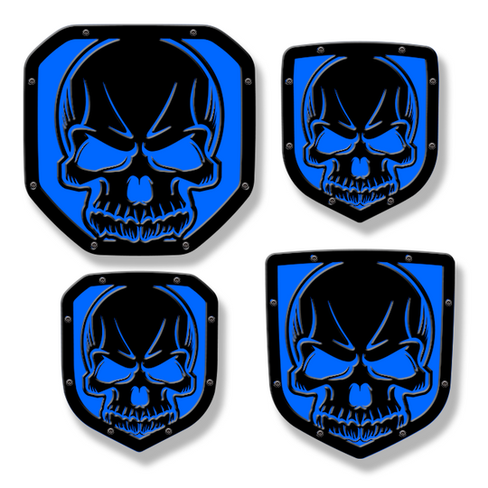 Skull Shield Emblem - RAM® Trucks, Grille or Tailgate - Fits Multiple Models and Years