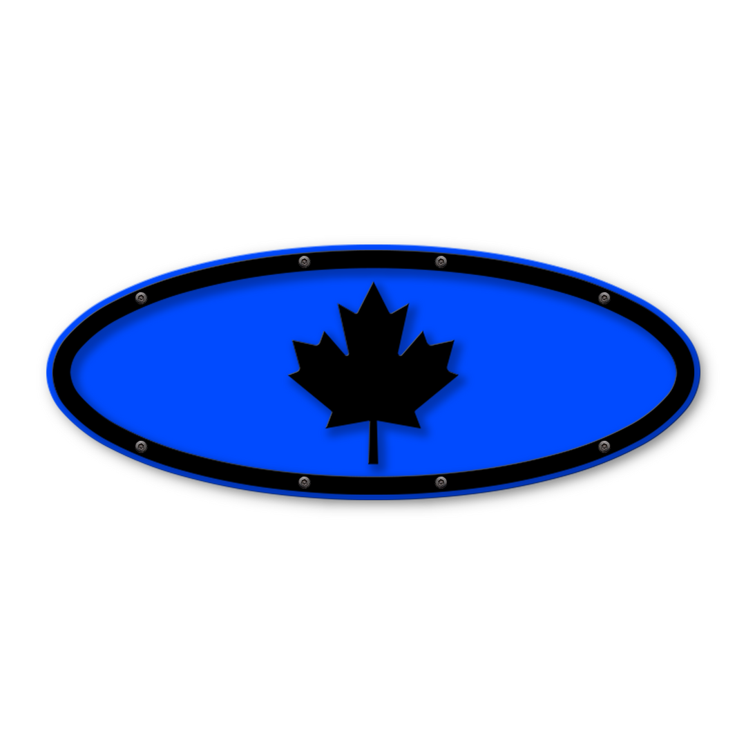 Maple Leaf Oval Replacement - Fits Multiple Ford® Trucks - Fully Customizable Colors