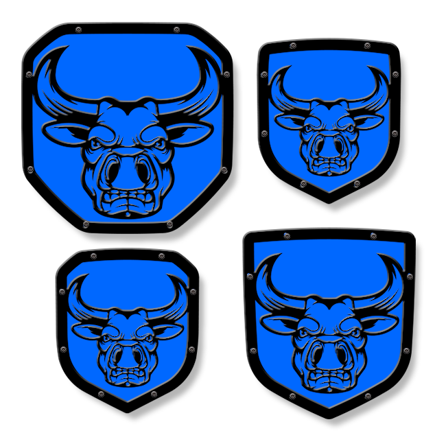 Bull Shield Emblem - RAM® Trucks, Grille and Tailgate - Fits Multiple Models and Years