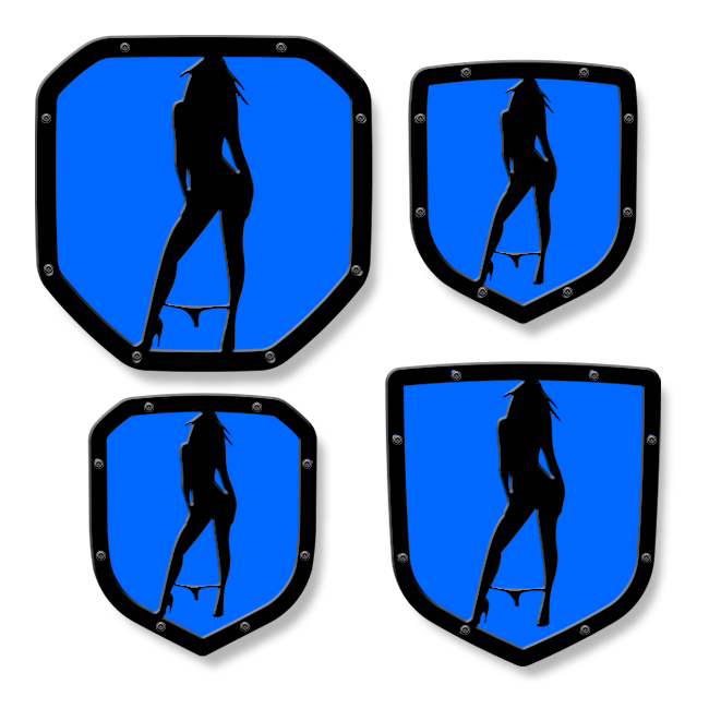 Panty Dropper Shield Emblem - RAM® Trucks, Grille or Tailgate - Fits Multiple Models and Years