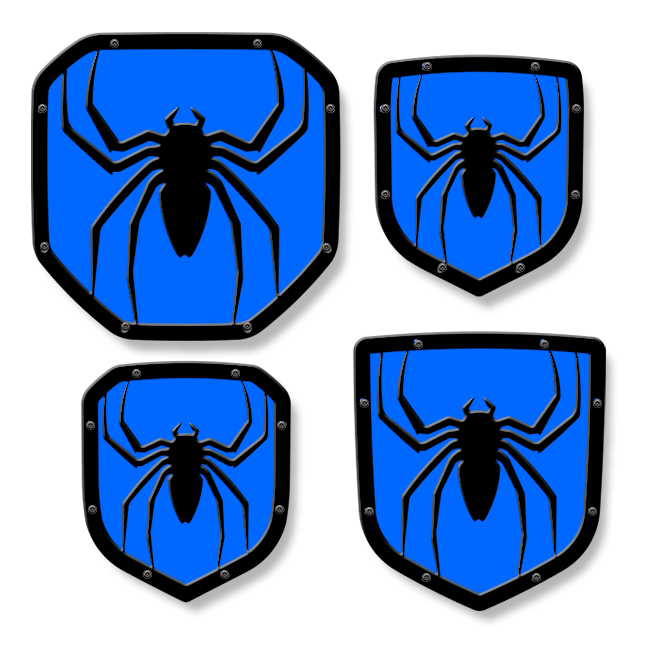 Emblème Spider Shield - Camions RAM®, calandre ou hayon - Compatible avec plusieurs modèles et années