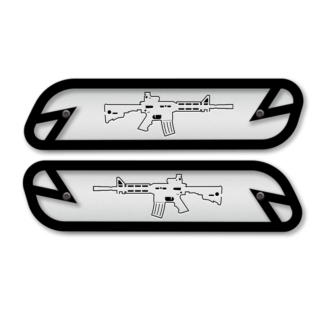 AR15 Hood Emblem Replacements - Fits 2019-2025 Ram® 2500, 3500, 4500 - Fully Customizable, LED or Non-LED