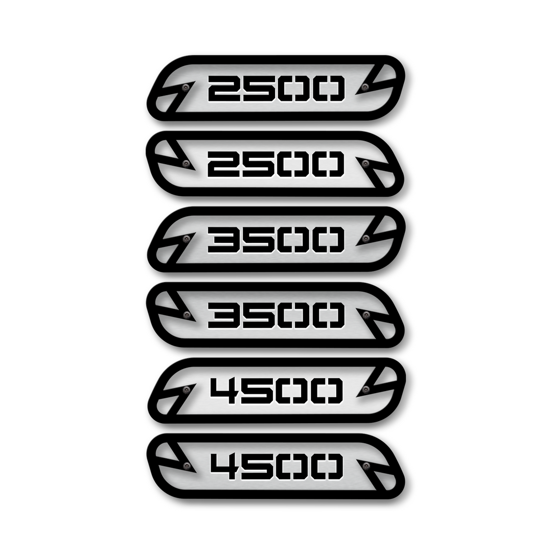 2500, 3500 or 4500 Hood Emblem Replacements - Fits 2019-2025 Ram® 2500, 3500, 4500 - Fully Customizable, LED or Non-LED