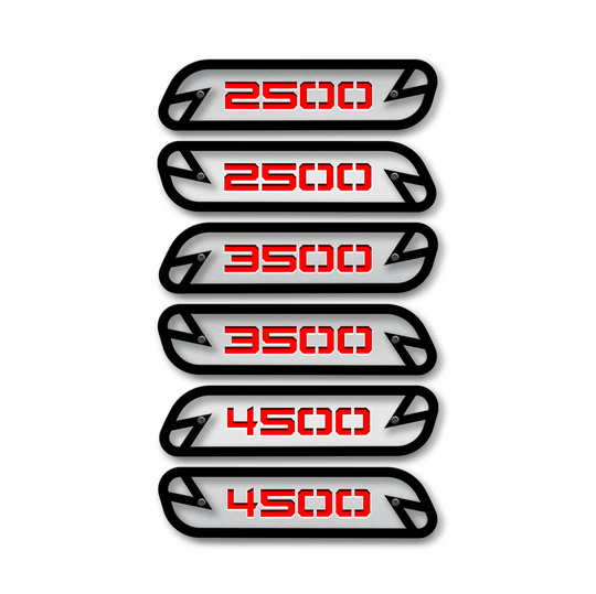 2500, 3500 or 4500 Hood Emblem Replacements - Fits 2019-2025 Ram® 2500, 3500, 4500 - Fully Customizable, LED or Non-LED