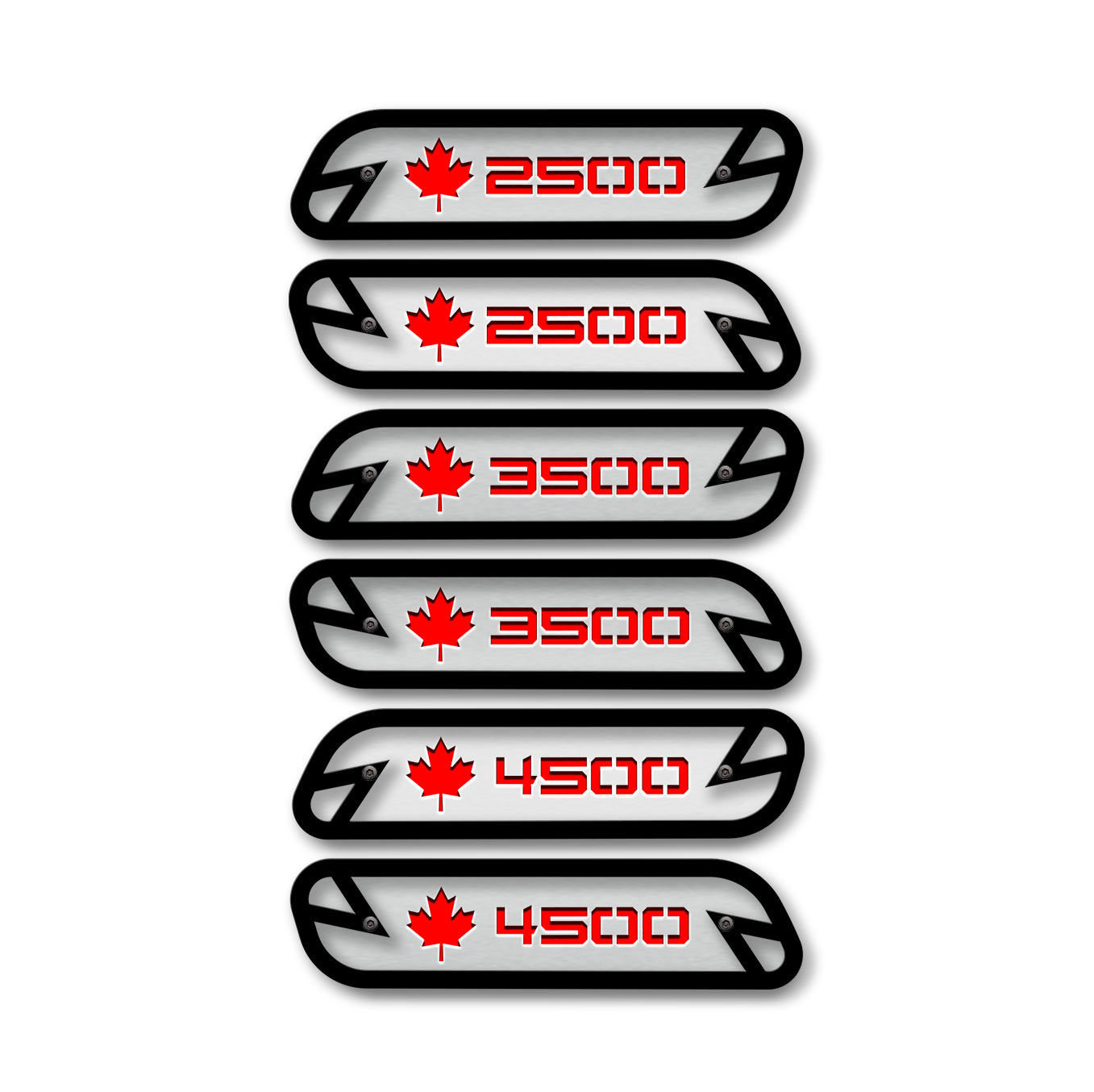 Maple Leaf 2500/3500/4500 Hood Emblem Replacements - Fits 2019-2025 Ra ...