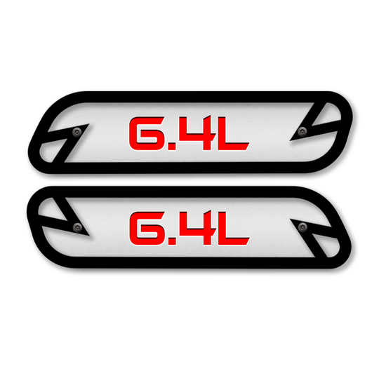 6.4L Hood Emblem Replacements - Fits 2019-2025 Ram® 2500, 3500, 4500 - Fully Customizable, LED or Non-LED