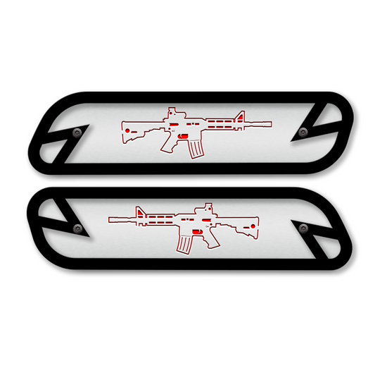 AR15 Hood Emblem Replacements - Fits 2019-2025 Ram® 2500, 3500, 4500 - Fully Customizable, LED or Non-LED