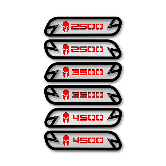 Spartan 2500/3500/4500 Hood Emblem Replacements - Fits 2019-2023 Ram® 2500, 3500, 4500 - Fully Customizable, LED or Non-LED