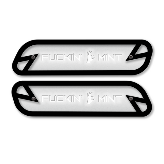 F*ckin' Mint Hood Emblem Replacements - Fits 2019-2025 Ram® 2500, 3500, 4500 - Fully Customizable, LED or Non-LED