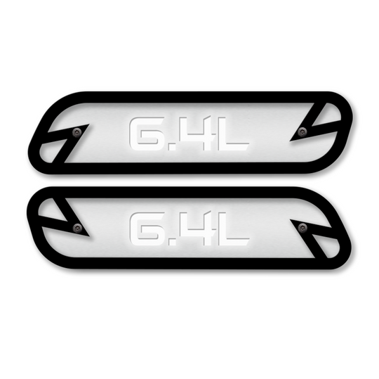 6.4L Hood Emblem Replacements - Fits 2019-2025 Ram® 2500, 3500, 4500 - Fully Customizable, LED or Non-LED