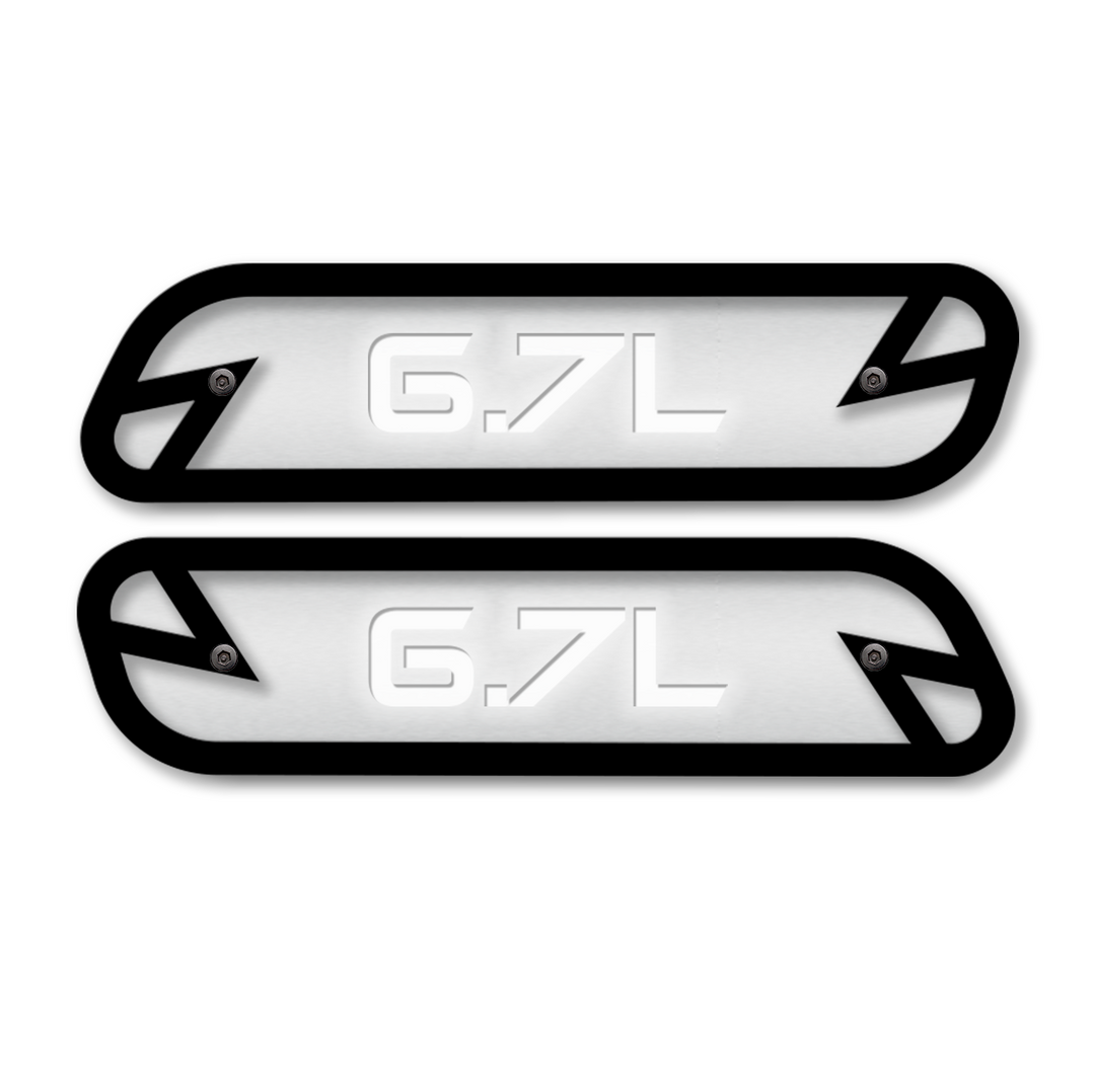 6.7L Hood Emblem Replacements - Fits 2019-2025 Ram® 2500, 3500, 4500 - Fully Customizable, LED or Non-LED