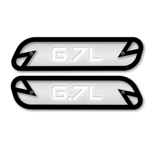 6.7L Hood Emblem Replacements - Fits 2019-2023 Ram® 2500, 3500, 4500 - Fully Customizable, LED or Non-LED