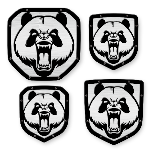 Panda Shield Emblem - RAM® Trucks, Grille and Tailgate - Fits Multiple Models and Years