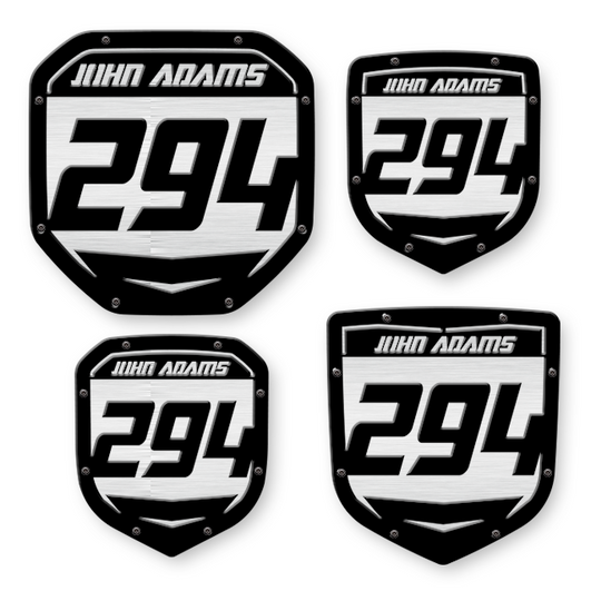 Moto Number Plate Shield Emblem - RAM® Trucks, Grille or Tailgate - Fits Multiple Models and Years