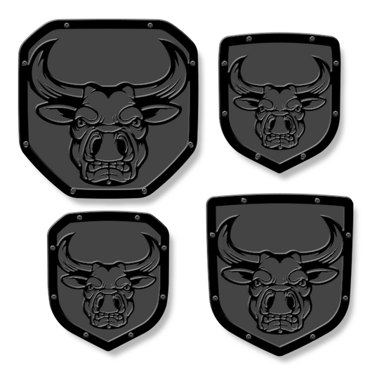 Emblème Bull Shield - Camions, calandre et hayon RAM® - Compatible avec plusieurs modèles et années